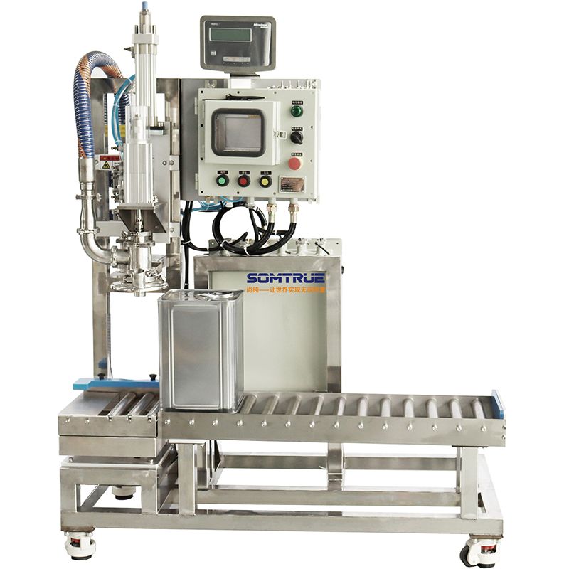 20L Tank Semi-Automatic Dangerous Goods Machine Filling Liquid Filling Machine